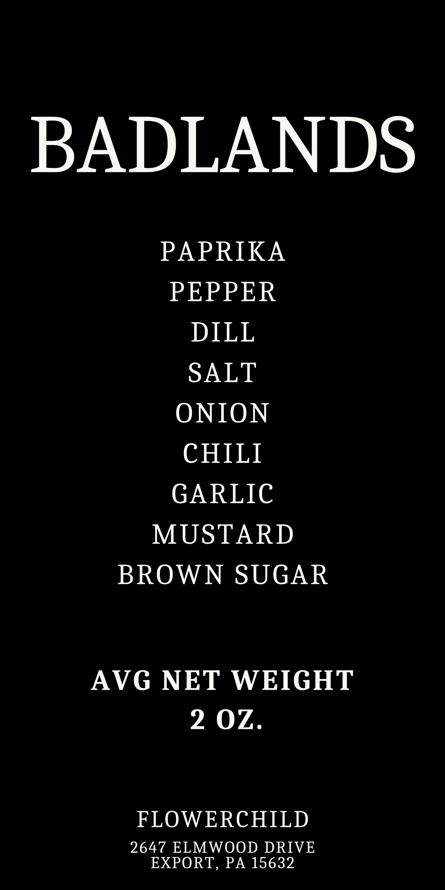 Badlands Seasoning