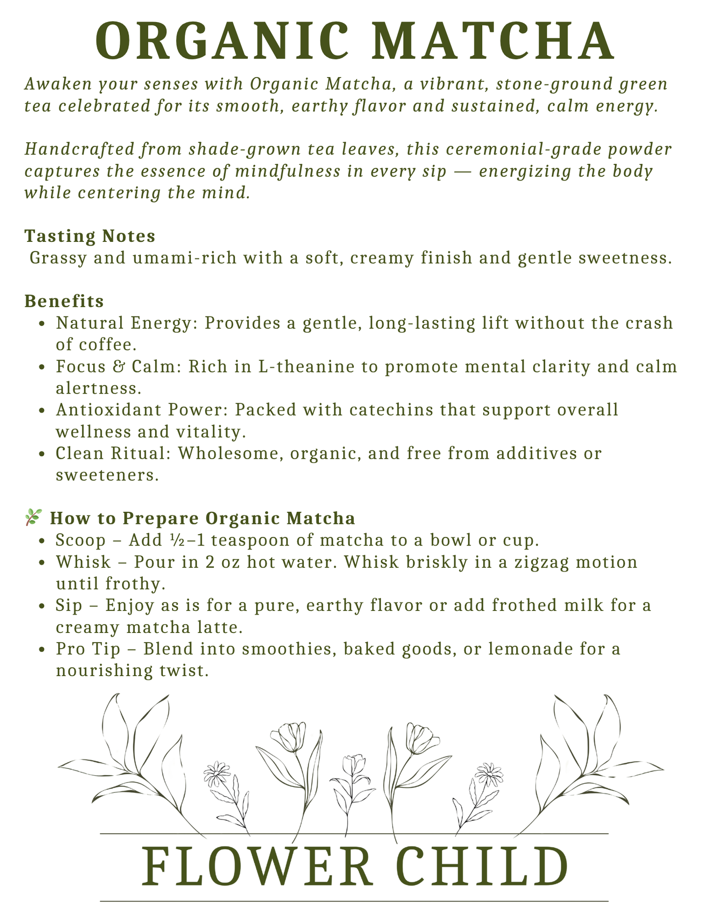 Organic Matcha